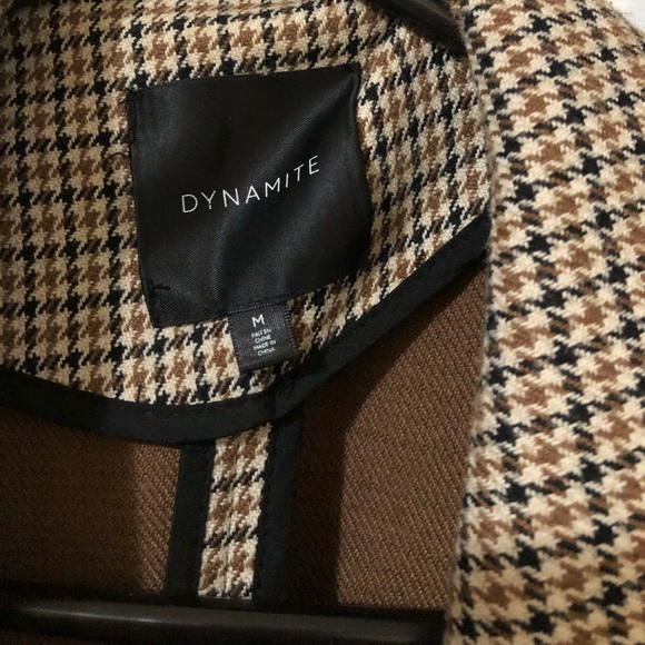 Dynamite Winter Plaid Coat - Picture 3 of 3